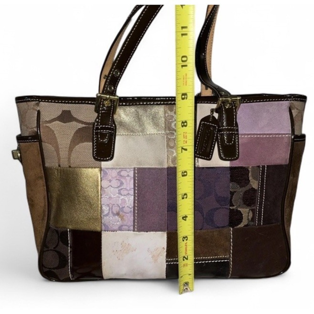 Coach Patchwork Tote Bag Legacy‎ Y2K Vintage Suede Le… - Gem
